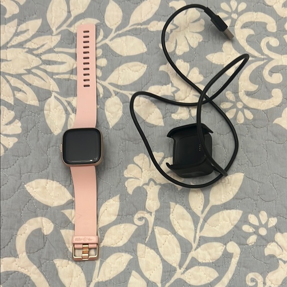 Fitbit Pink Smartwatch Advanced Fitness Tracker - Picture 4 of 4